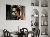 Tyler Durden panel adding editorial drama to a games corner