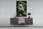 Fight Club Tyler Durden panel catching lamp light to reveal its kinetic charm
