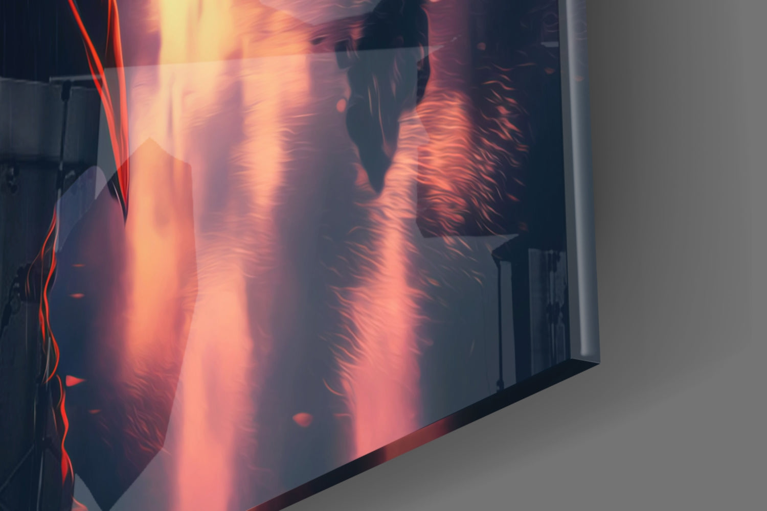 Cyberpunk Glass Wall Art  || Designers Collection.