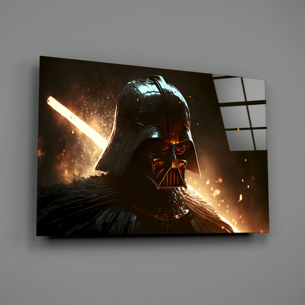 Cinematic-portrait panel bringing smoldering gravity to a contemporary man cave