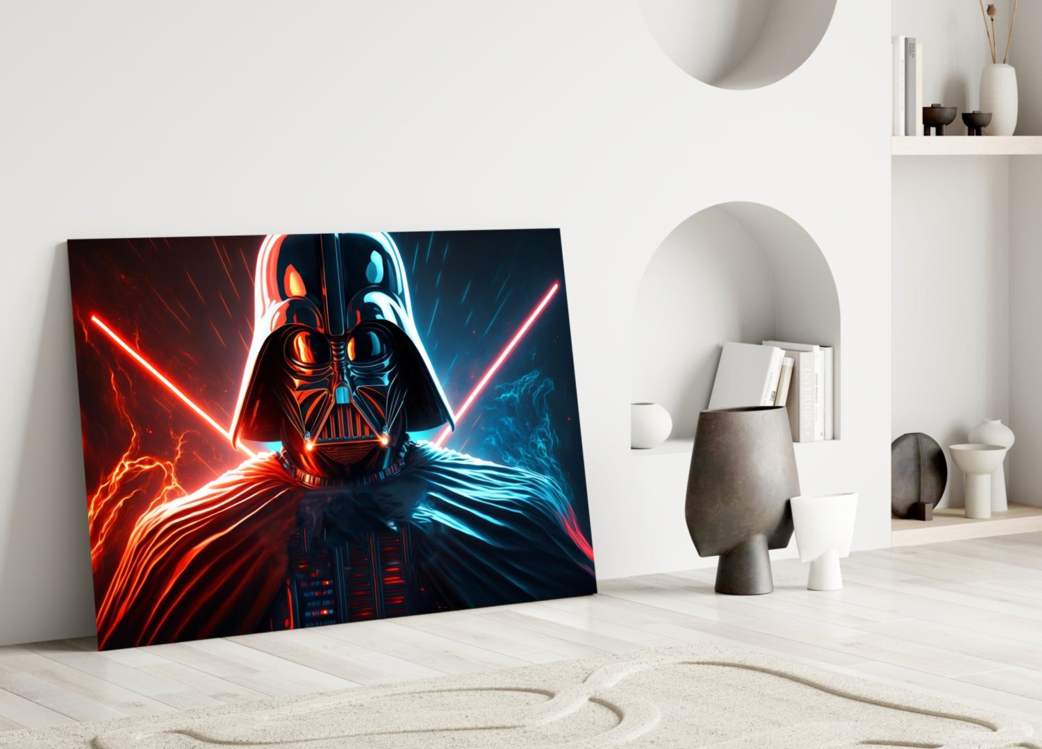 Darth Vader Glass Wall Art  || Designers Collection.