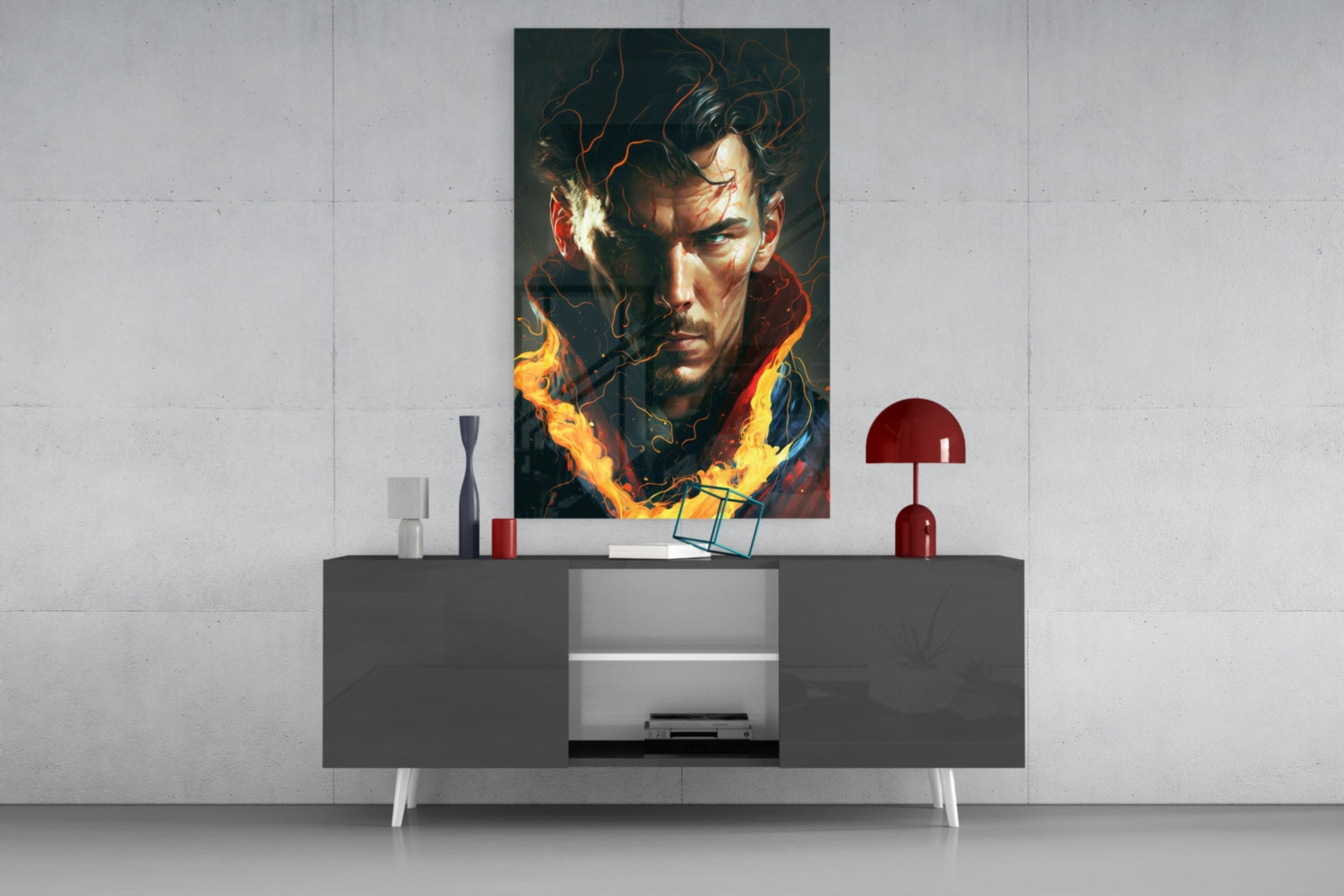 Dr. Strange Glass Wall Art  || Designers Collection.