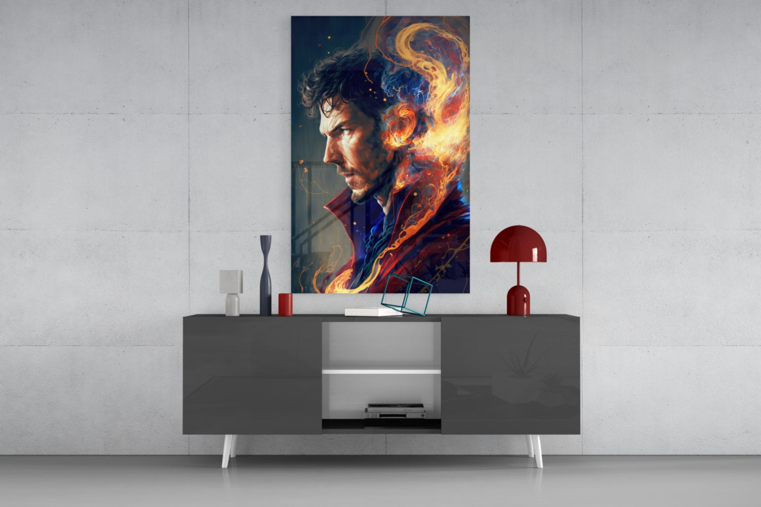 Dr. Strange Glass Wall Art  || Designers Collection.