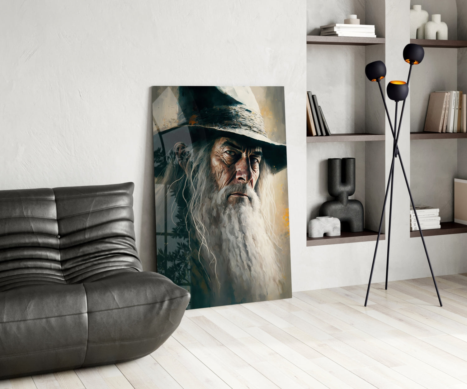 Gandalf Glass Wall Art  || Designer Collection.