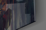 Game of Thrones artwork anchoring a wall with warm dramatic palette