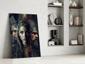 Game of Thrones glass print enhancing a hallway with cinematic mood