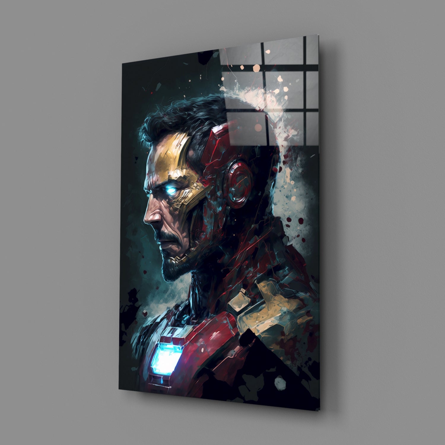Iron Man Glass Wall Art  || Designer Collection.