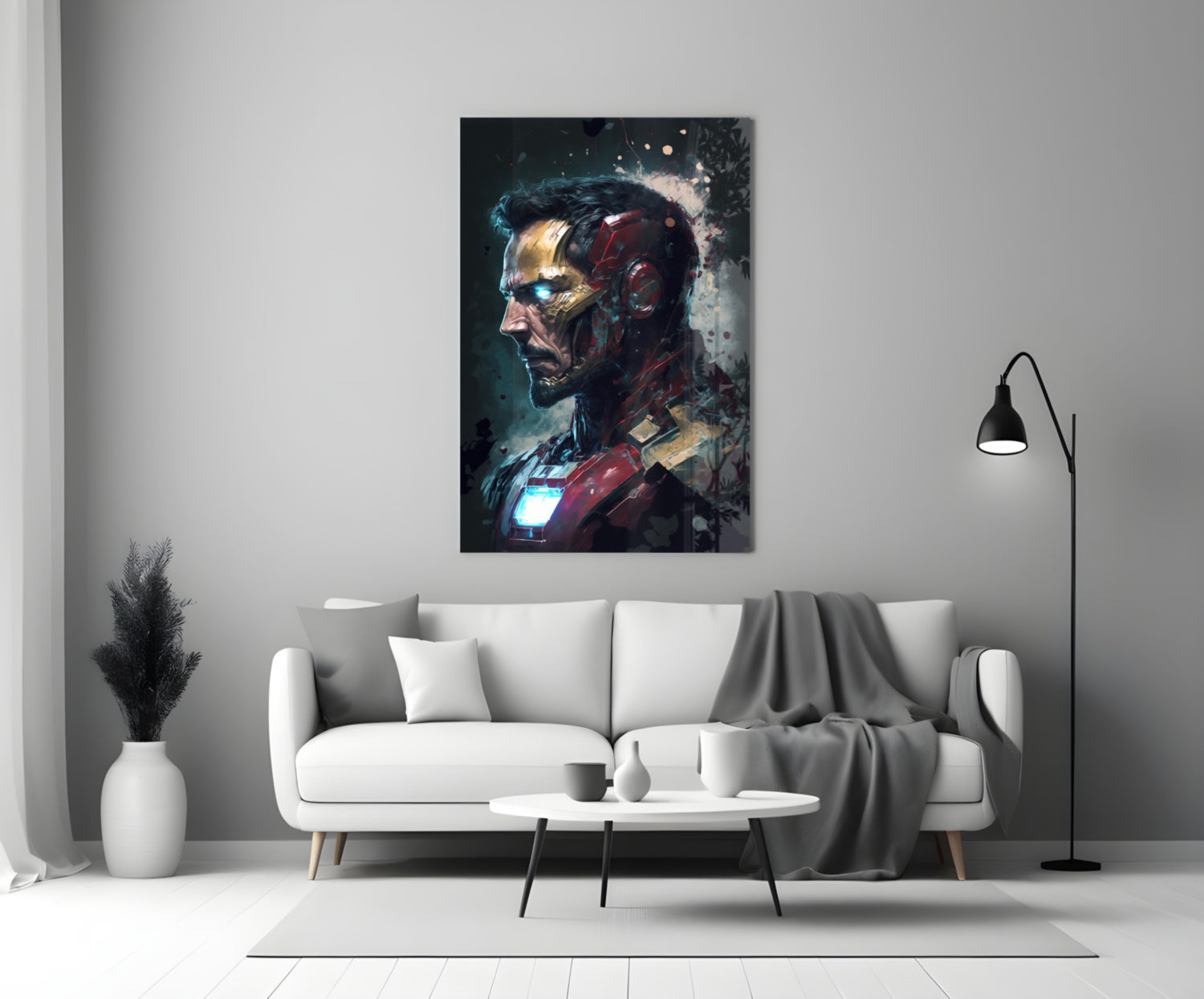 Iron Man Glass Wall Art  || Designer Collection.