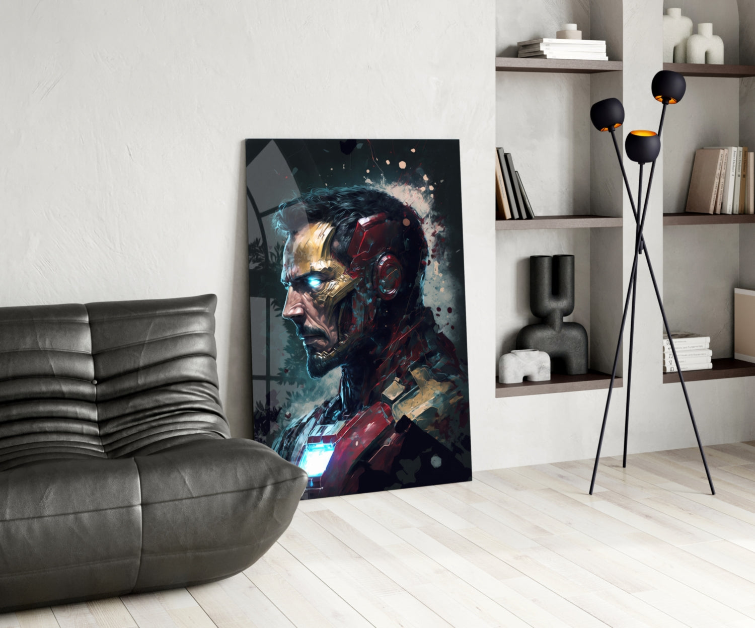 Iron Man Glass Wall Art  || Designer Collection.