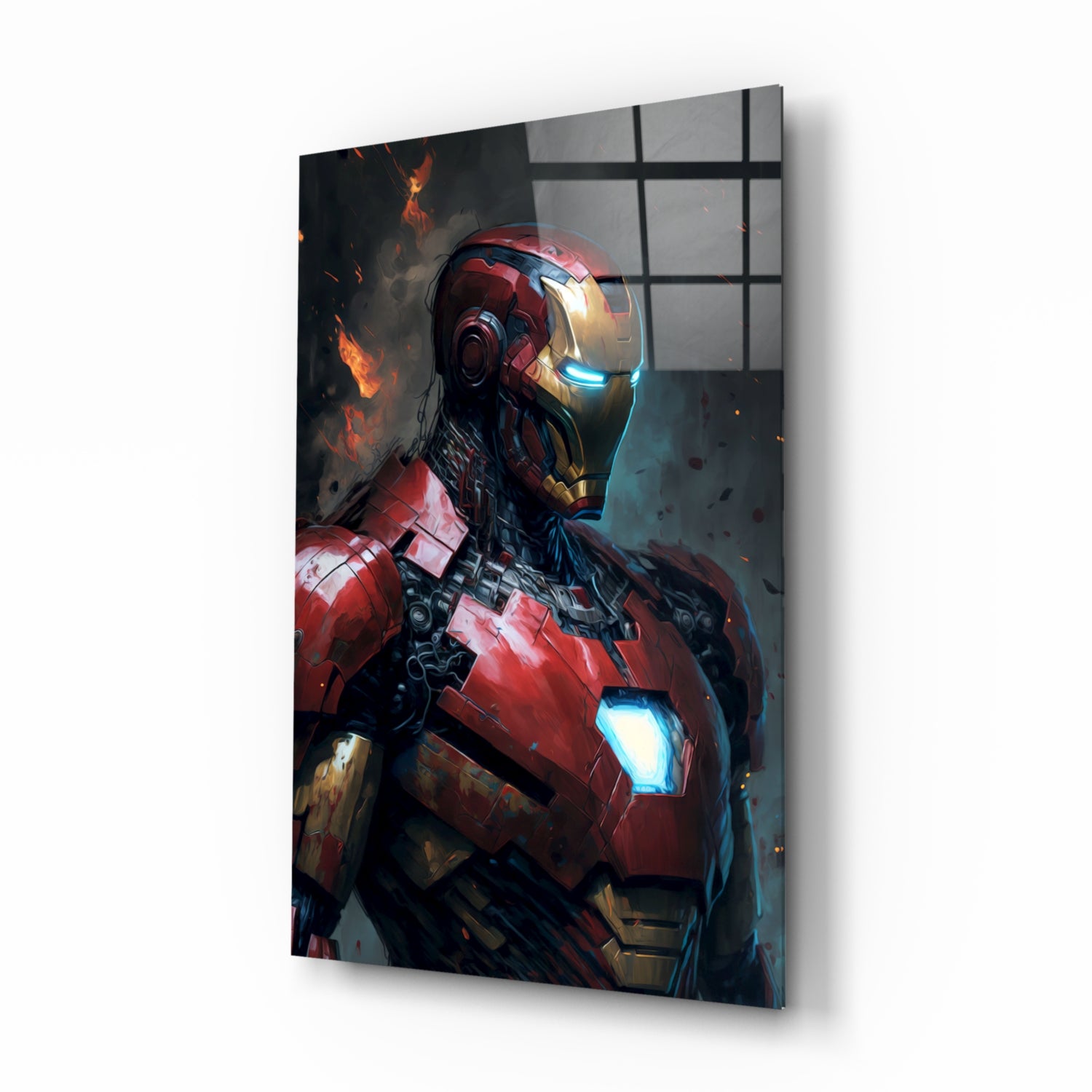 Iron Man Glass Wall Art  || Designer Collection