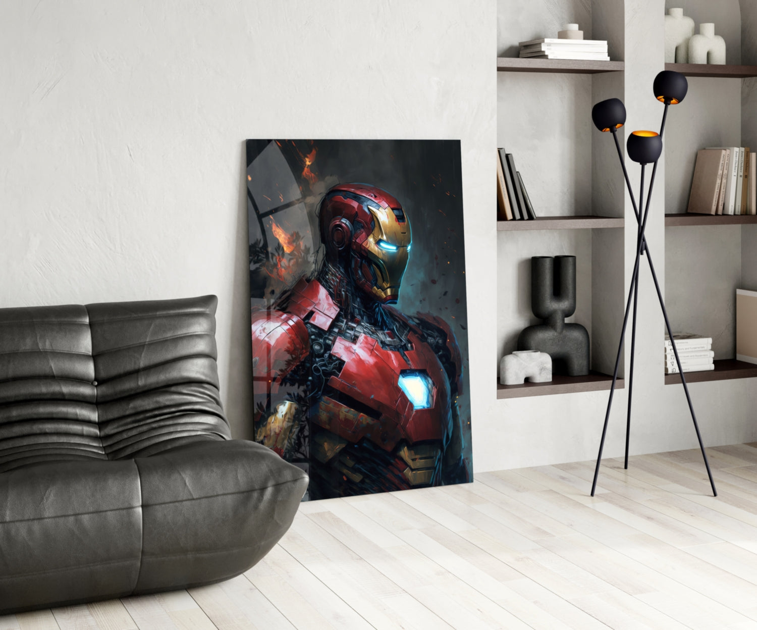 Iron Man Glass Wall Art  || Designer Collection.