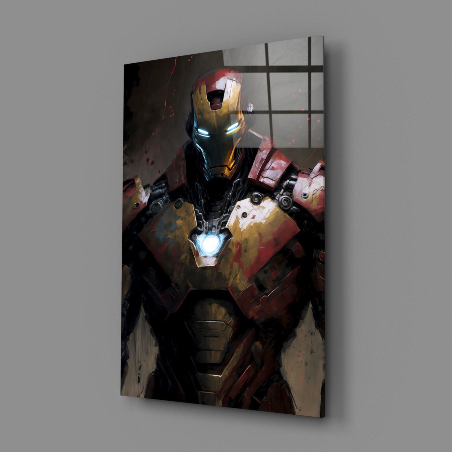 Iron Man Glass Wall Art  || Designer Collection.