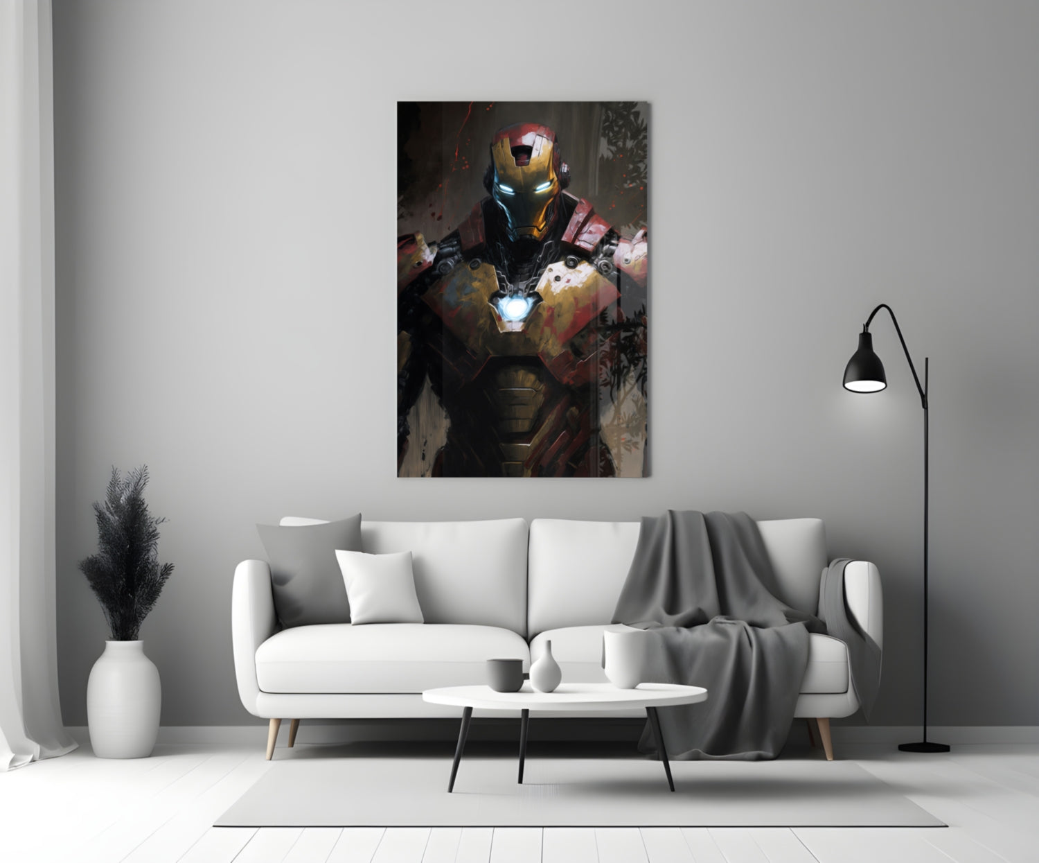 Iron Man Glass Wall Art  || Designer Collection.