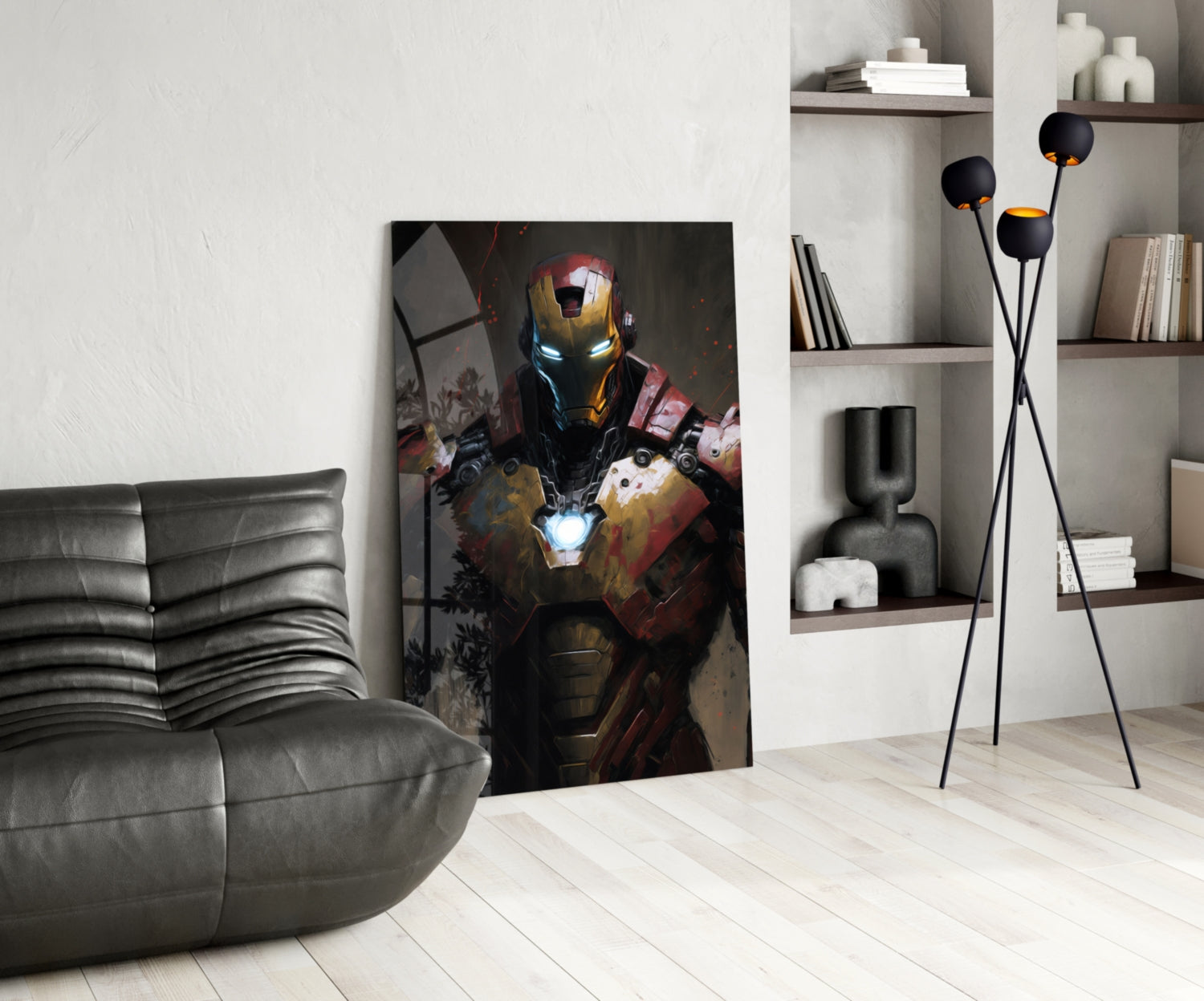 Iron Man Glass Wall Art  || Designer Collection.