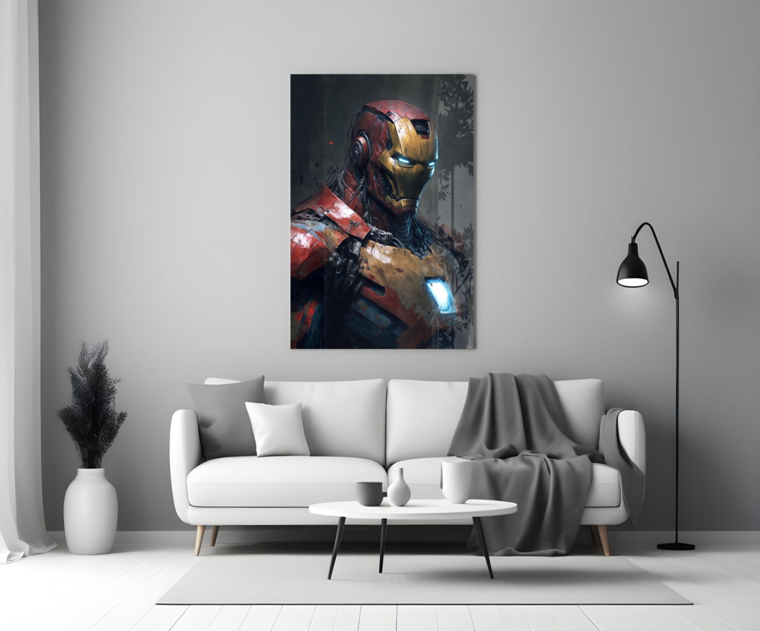 Iron Man Glass Wall Art  || Designer Collection.