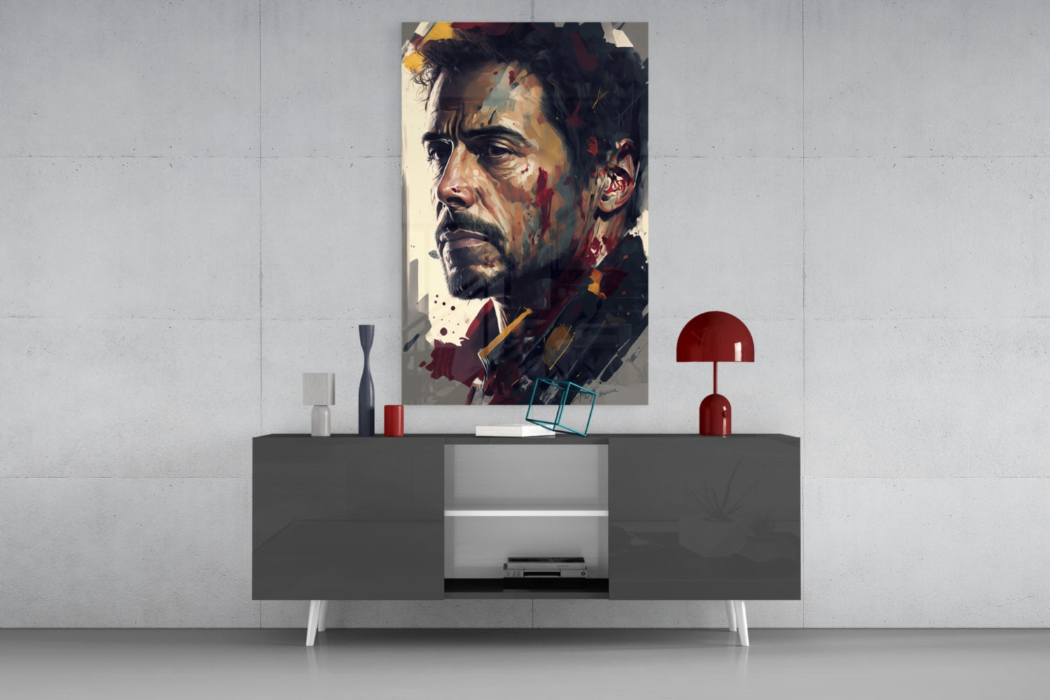 Iron Man Glass Wall Art  || Designer Collection.