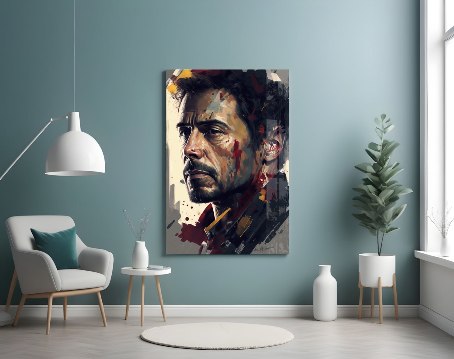 Iron Man Glass Wall Art  || Designer Collection.