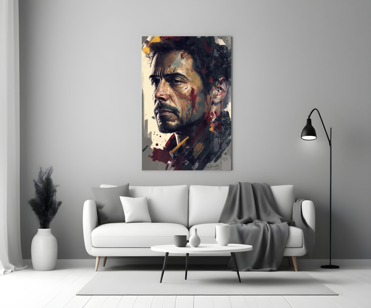Iron Man Glass Wall Art  || Designer Collection.