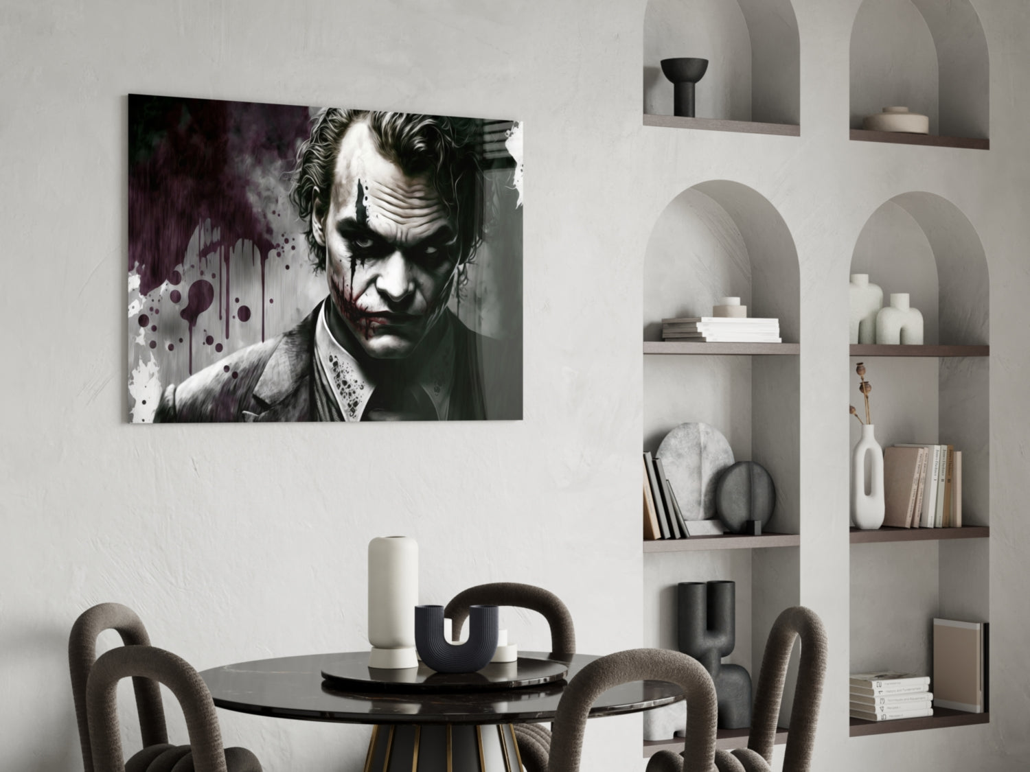 Joker Glass Wall Art  || Designer Collection.