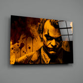 Pop-villain panel bringing smoldering gravity to a contemporary home theater