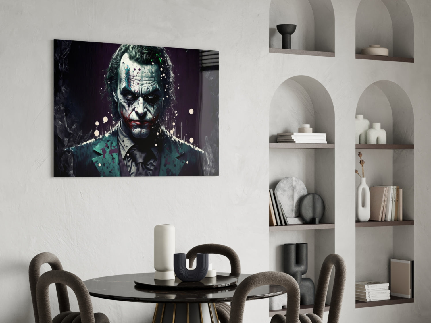 Joker Glass Wall Art  || Designer Collection.