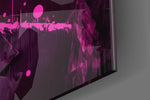 Joker artwork anchoring a wall with bold dramatic palette