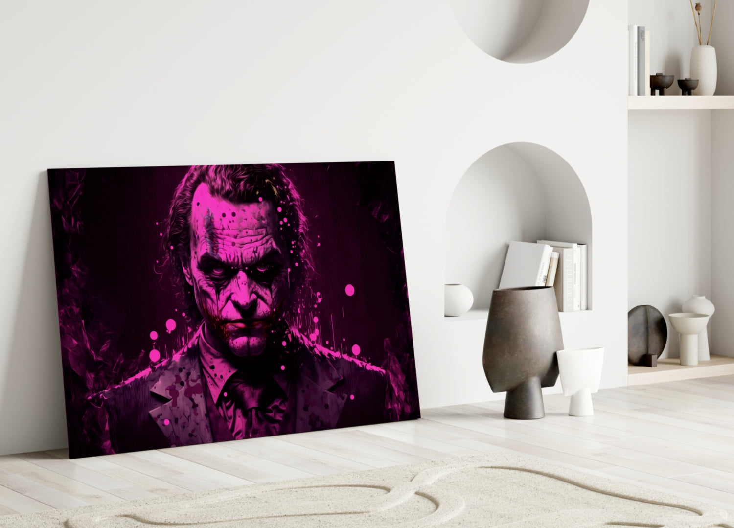Joker Glass Wall Art  || Designer Collection.