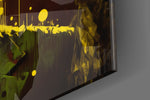 Joker artwork anchoring a wall with warm dramatic palette