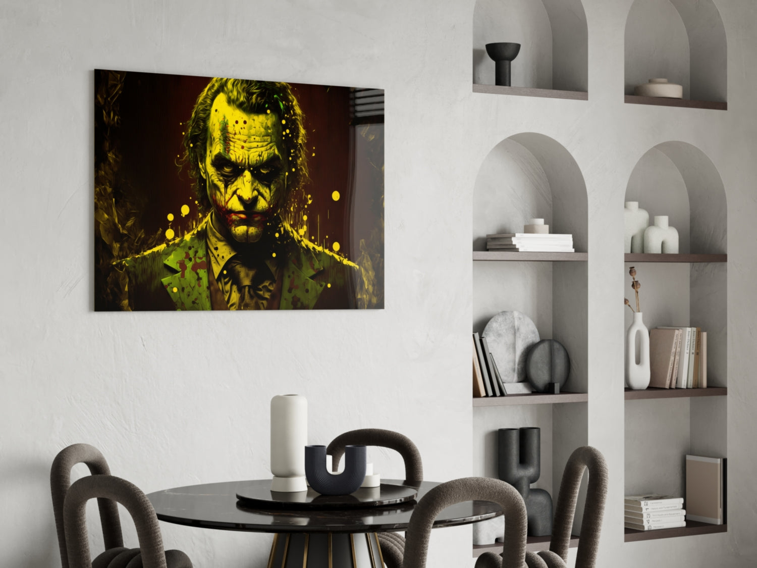 Joker Glass Wall Art  || Designer Collection.