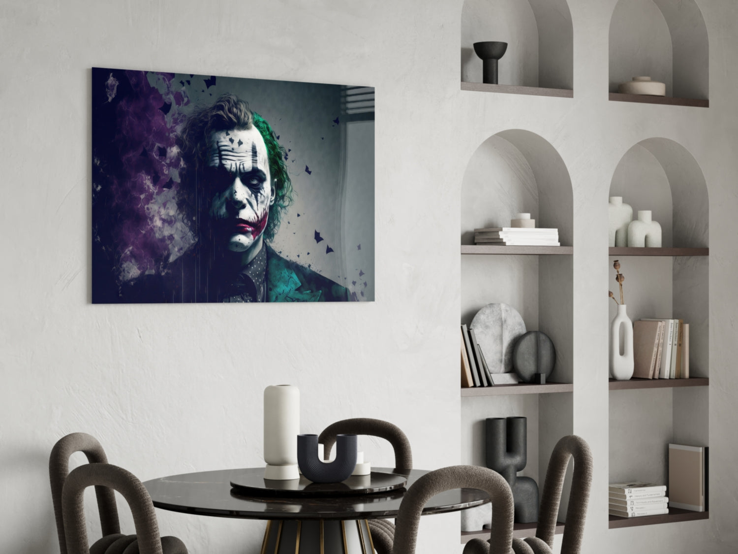 Joker Glass Wall Art  || Designer Collection.