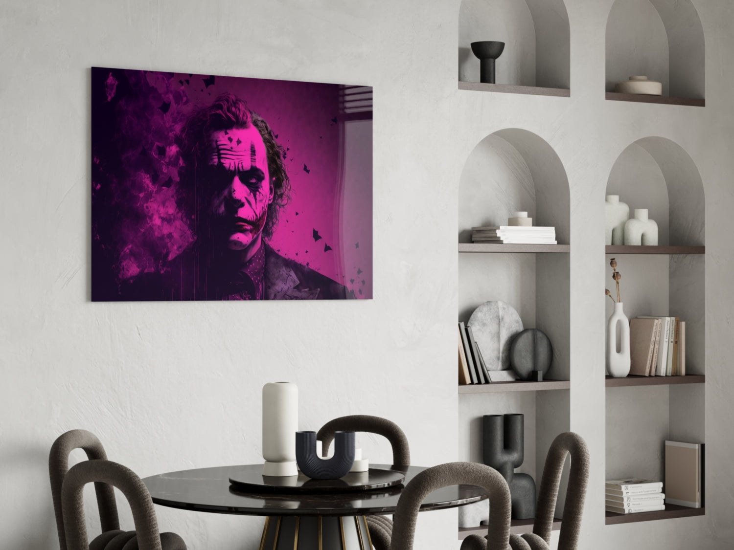 Joker Glass Wall Art  || Designer Collection.