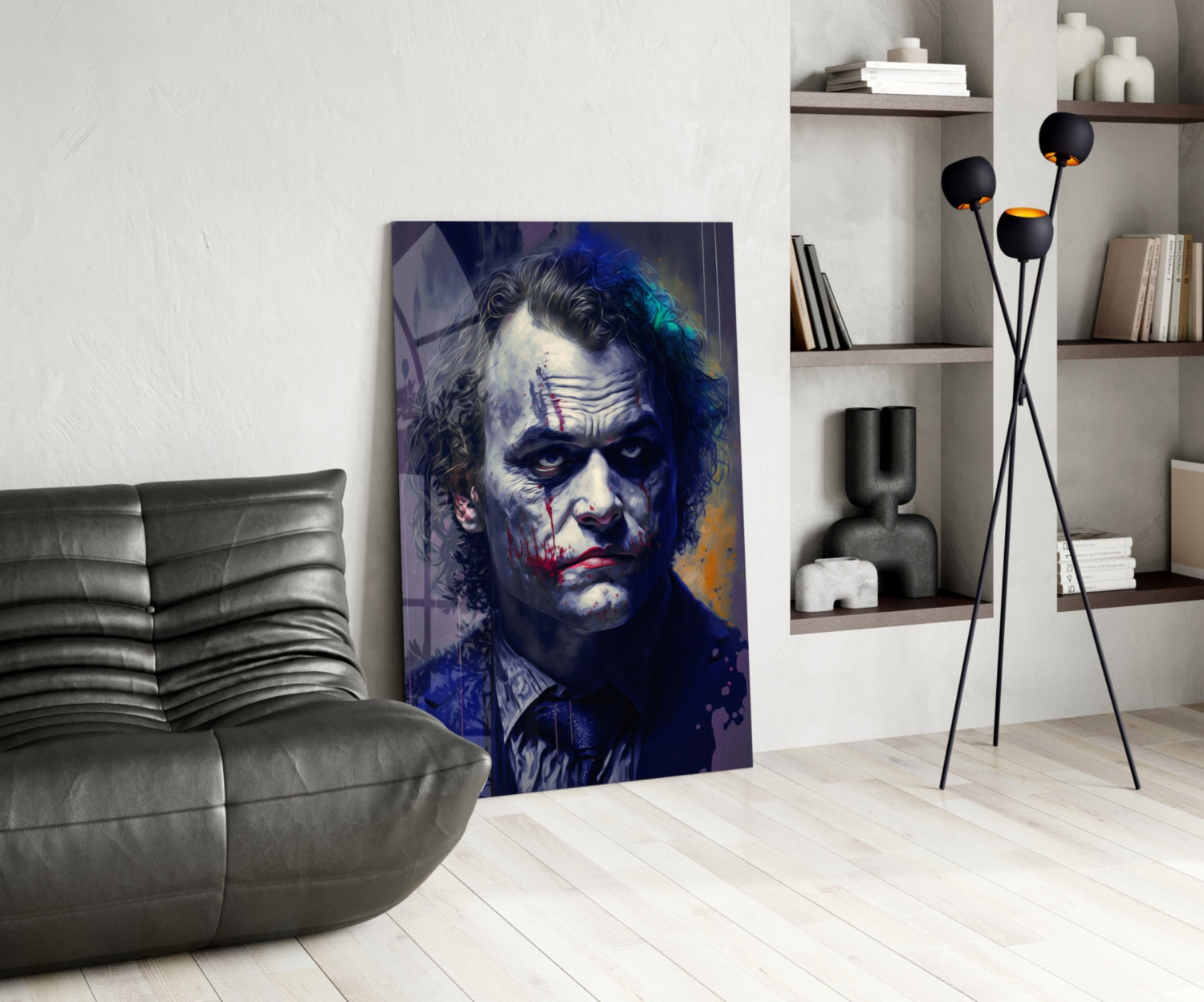 Joker Glass Wall Art  || Designer Collection.