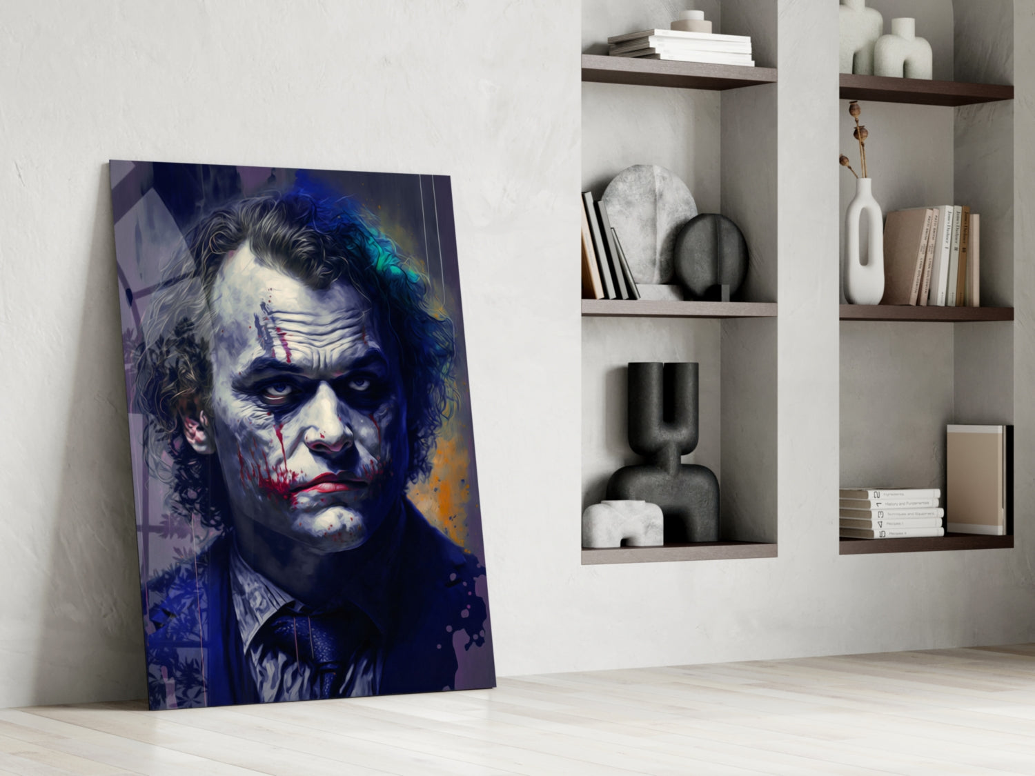Joker Glass Wall Art  || Designer Collection.