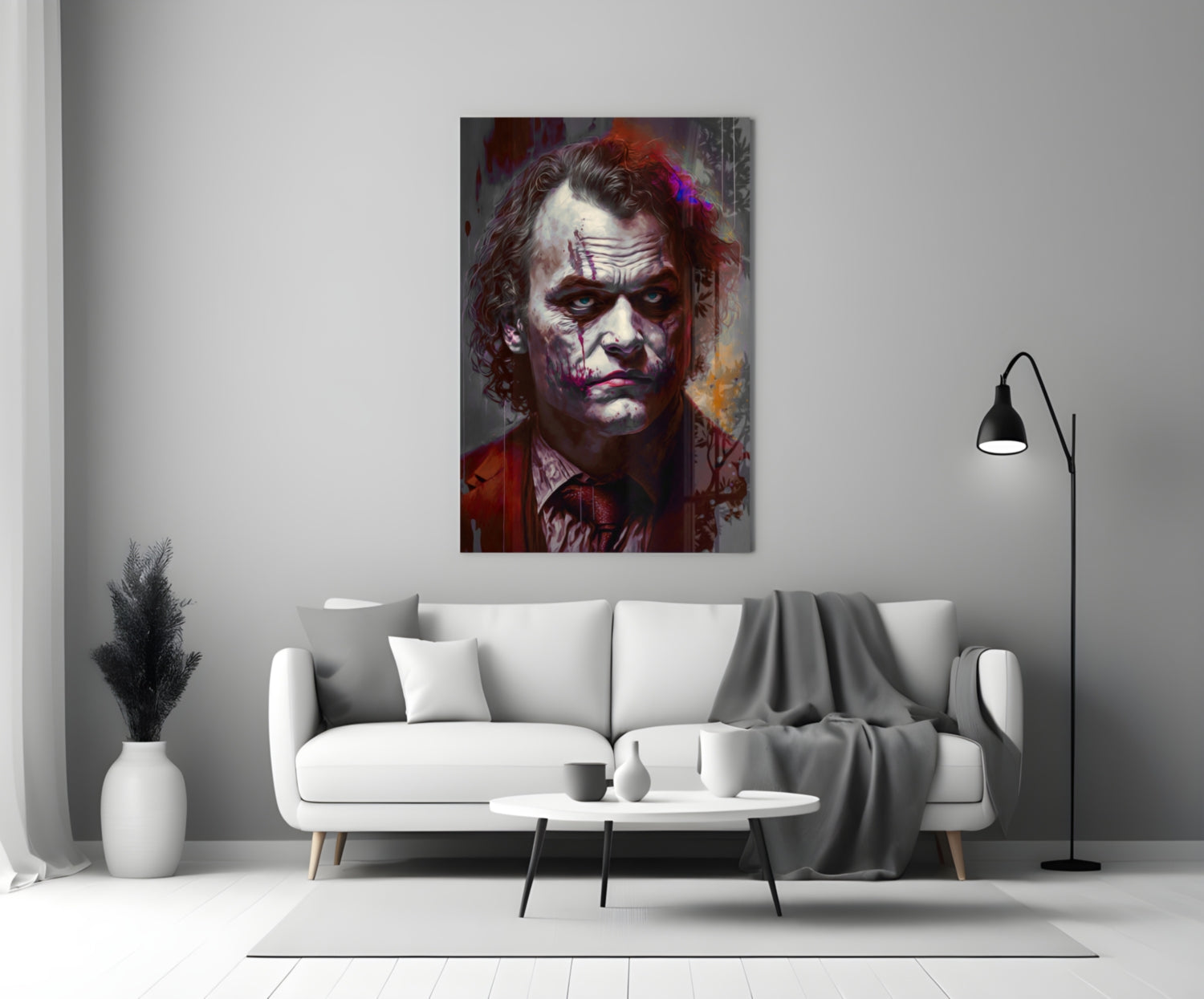 Joker Glass Wall Art  || Designer Collection.