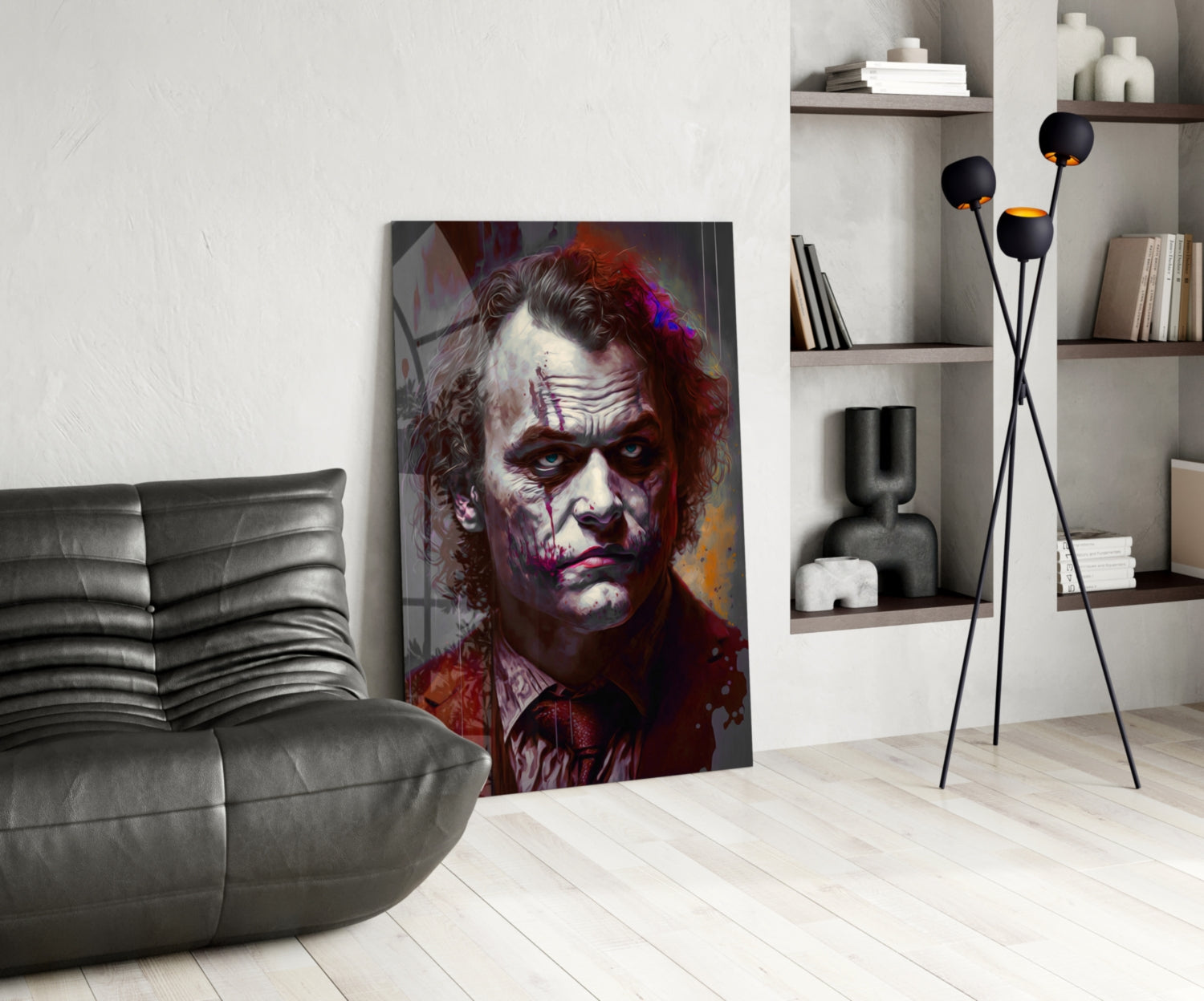 Joker Glass Wall Art  || Designer Collection.