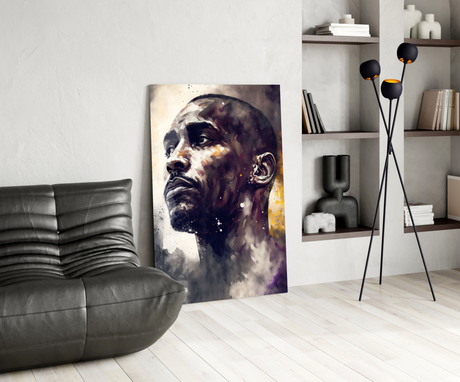 Kobe Bryant Glass Wall Art  || Designer Collection.