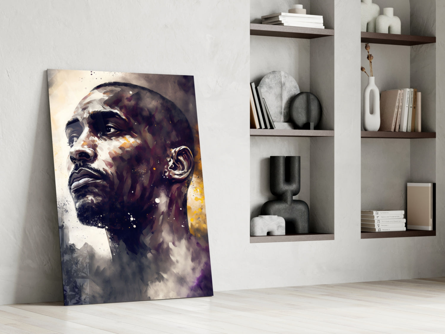 Kobe Bryant Glass Wall Art  || Designer Collection.