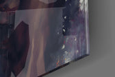 Kobe Bryant artwork anchoring a wall with dark dramatic palette
