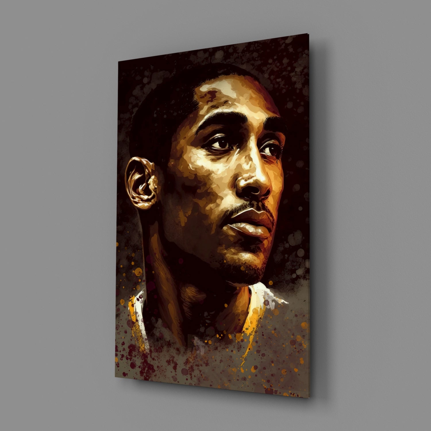 Kobe Bryant Glass Wall Art  || Designer Collection.