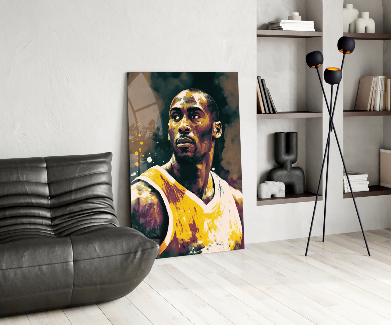 Kobe Bryant Glass Wall Art  || Designer Collection.