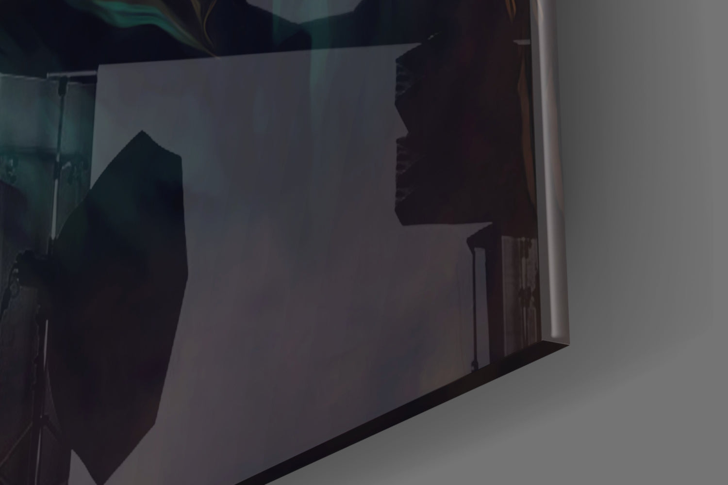 Leonardo da Vinci Glass Wall Art  || Designer Collection.