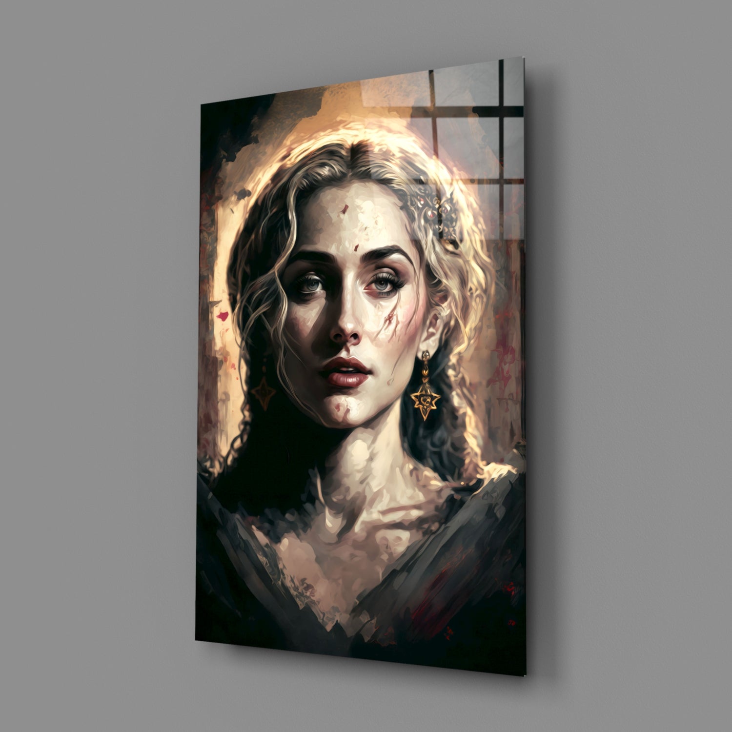 Madonna Glass Wall Art  || Designer Collection.