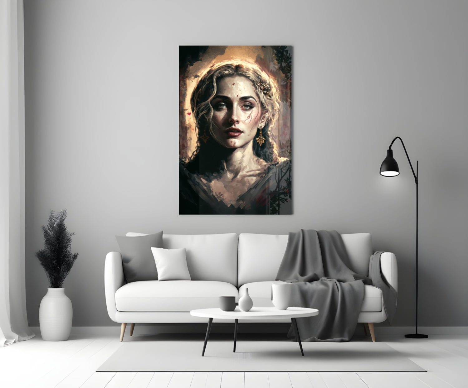 Madonna Glass Wall Art  || Designer Collection.