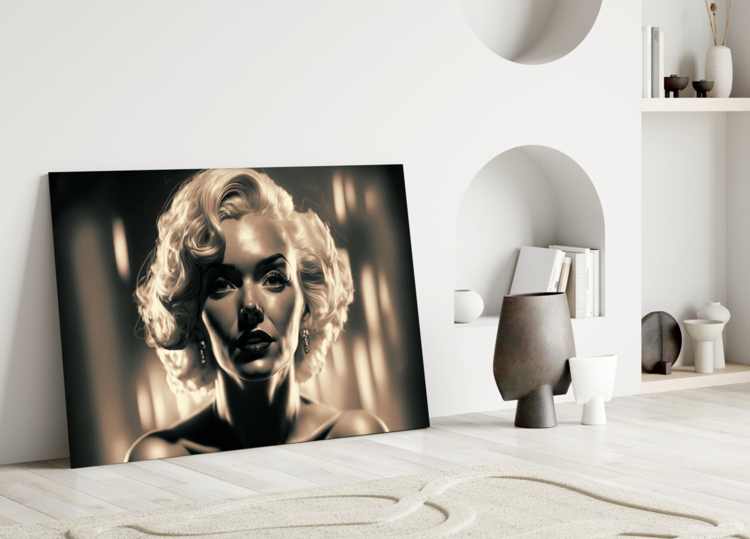 Marilyn Monroe Glass Wall Art  || Designer Collection.