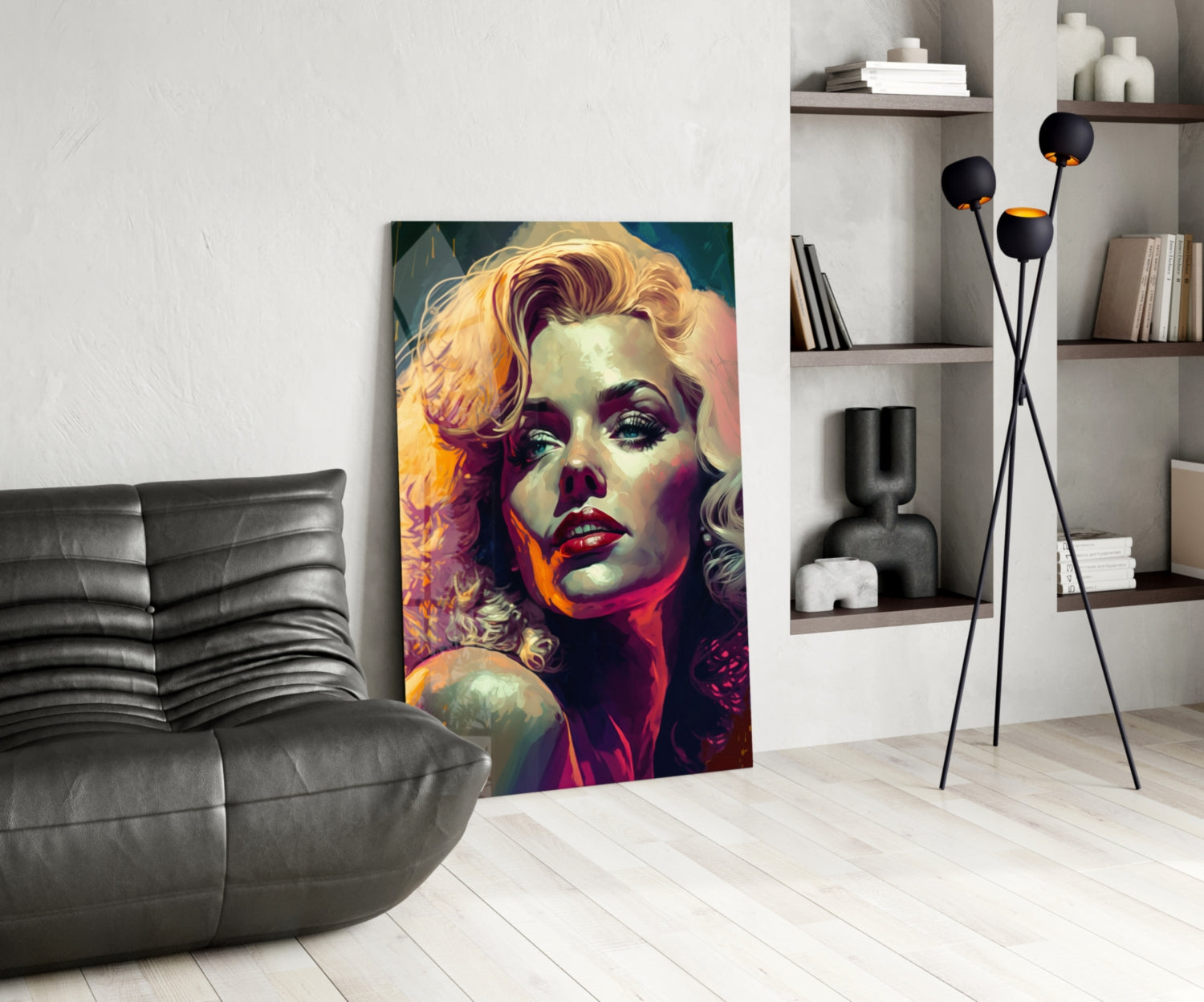 Marilyn Monroe Glass Wall Art  || Designer Collection.