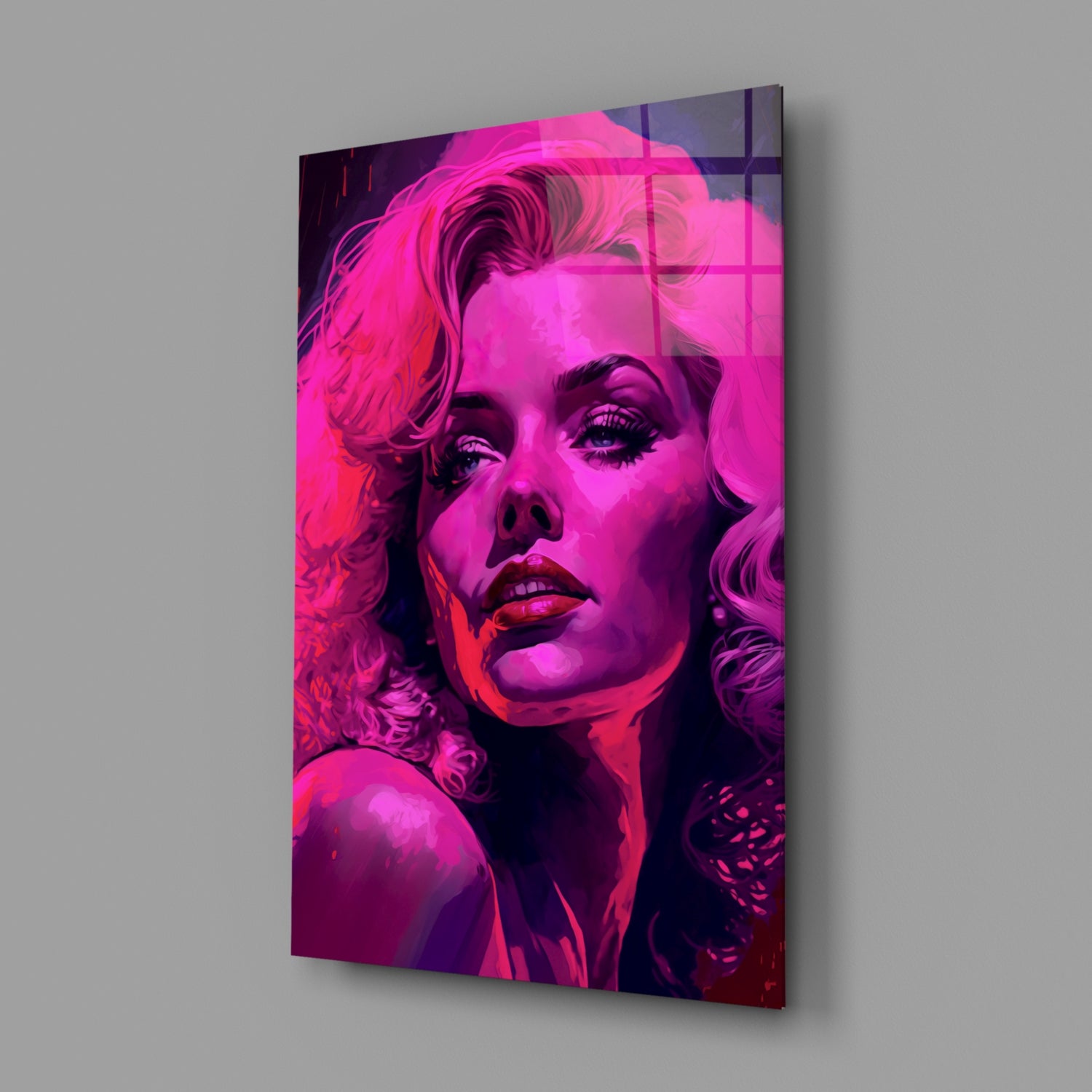 Marilyn Monroe Glass Wall Art  || Designer Collection.