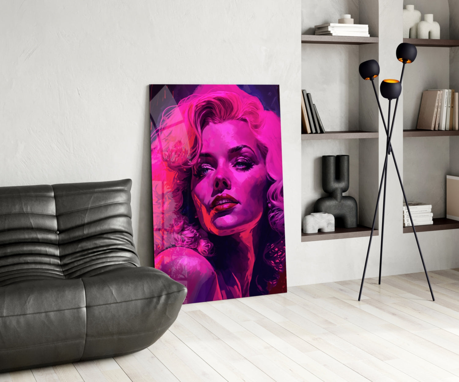 Marilyn Monroe Glass Wall Art  || Designer Collection.