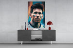 Messi panel catching lamp light to reveal its World-Cup intensity