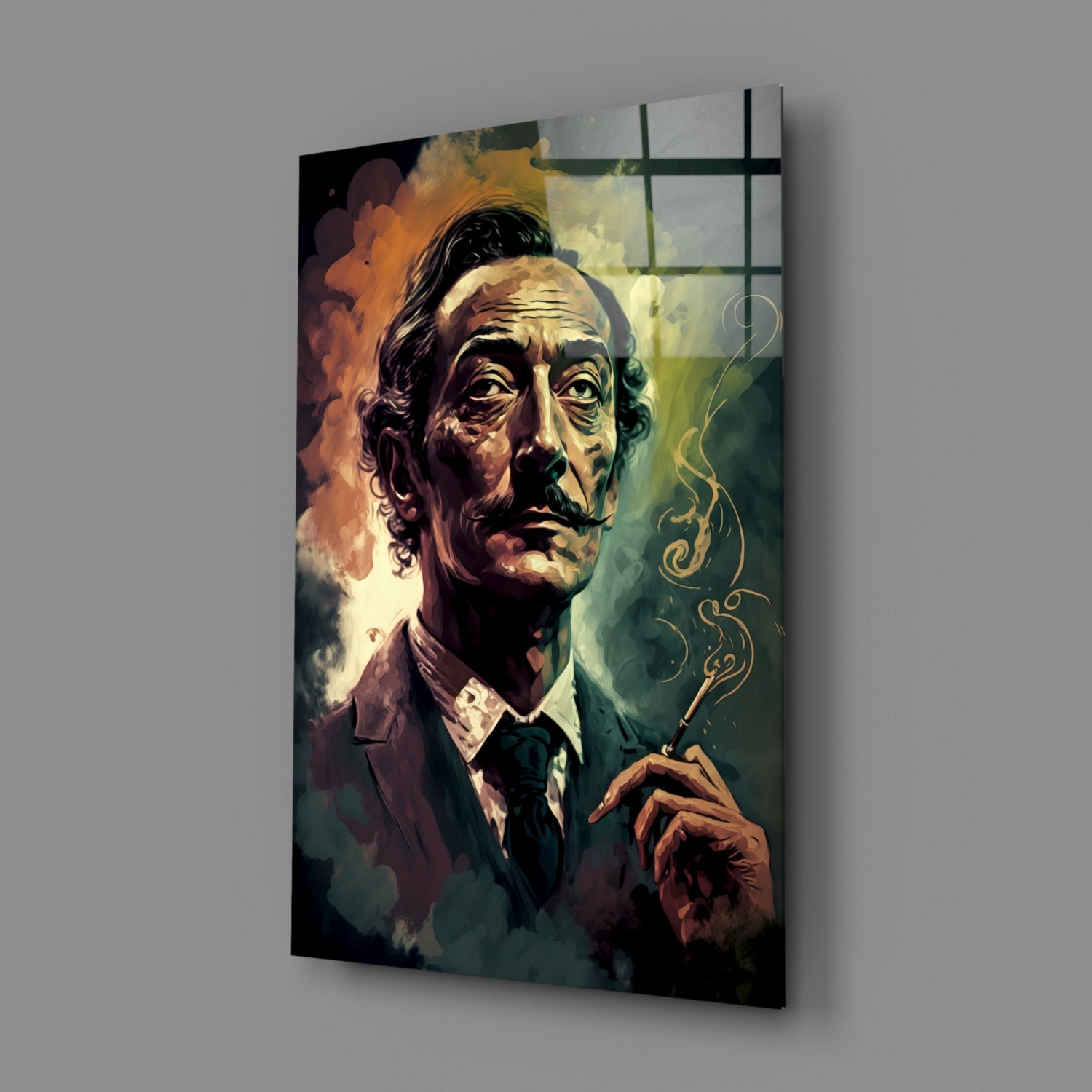 Salvador Dali Glass Wall Art  || Designer Collection.