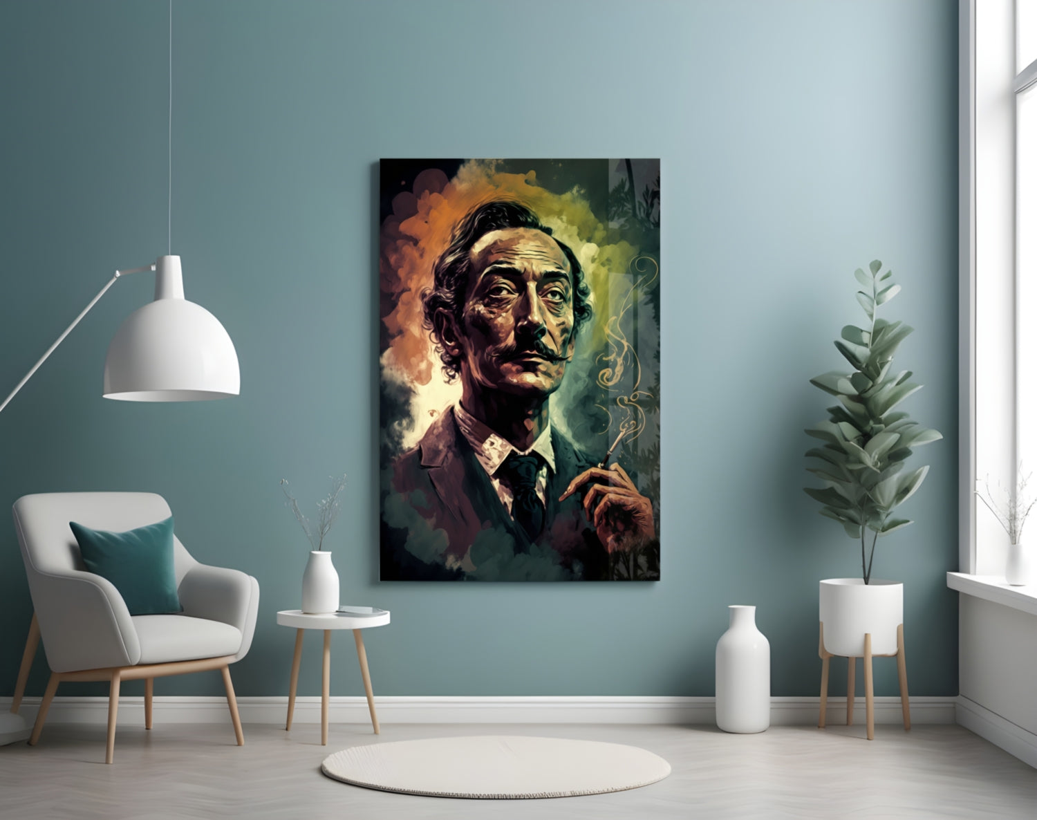 Salvador Dali Glass Wall Art  || Designer Collection.